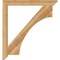 Ekena Millwork Westlake Slat Rough Sawn Bracket, Western Red Cedar, 4"W x 44"D x 48"H BKT04X44X48WTL06RWR - alternate 4